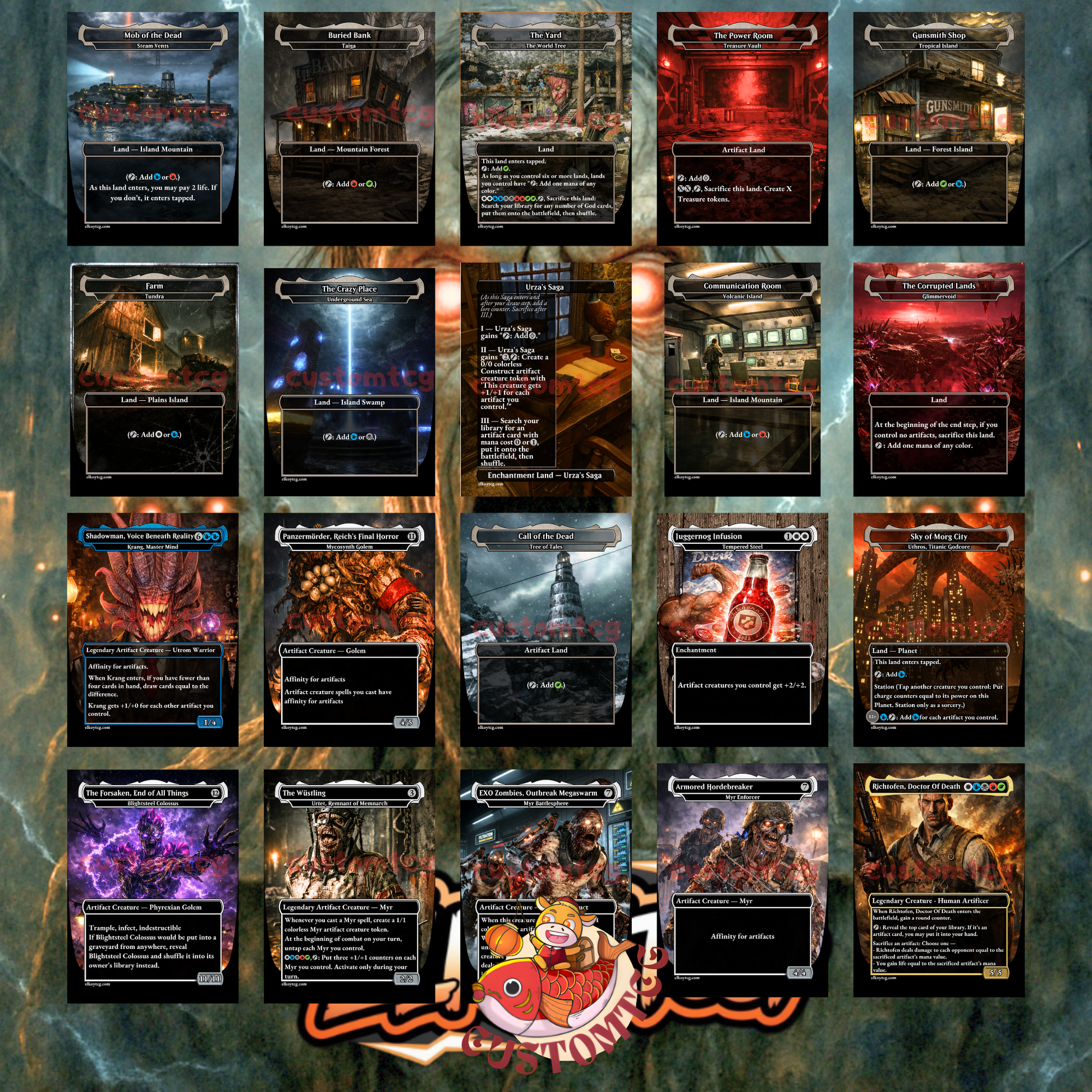 mtg zombie commander decks COD Zombies Custom Deck – ElkoyTCG
