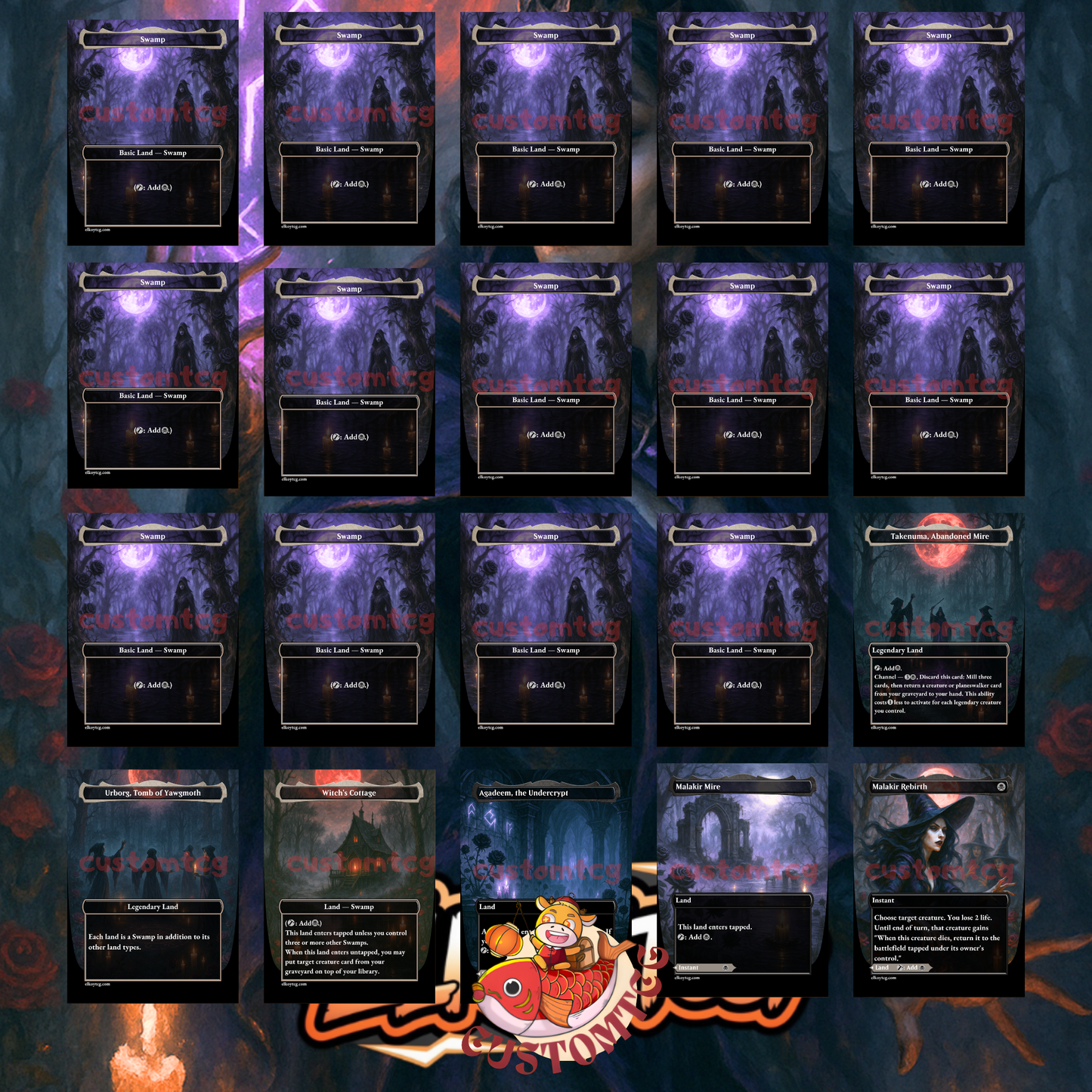 Ayara, First of Locthwain – Custom Commander Deck (100 Cards + Tokens)