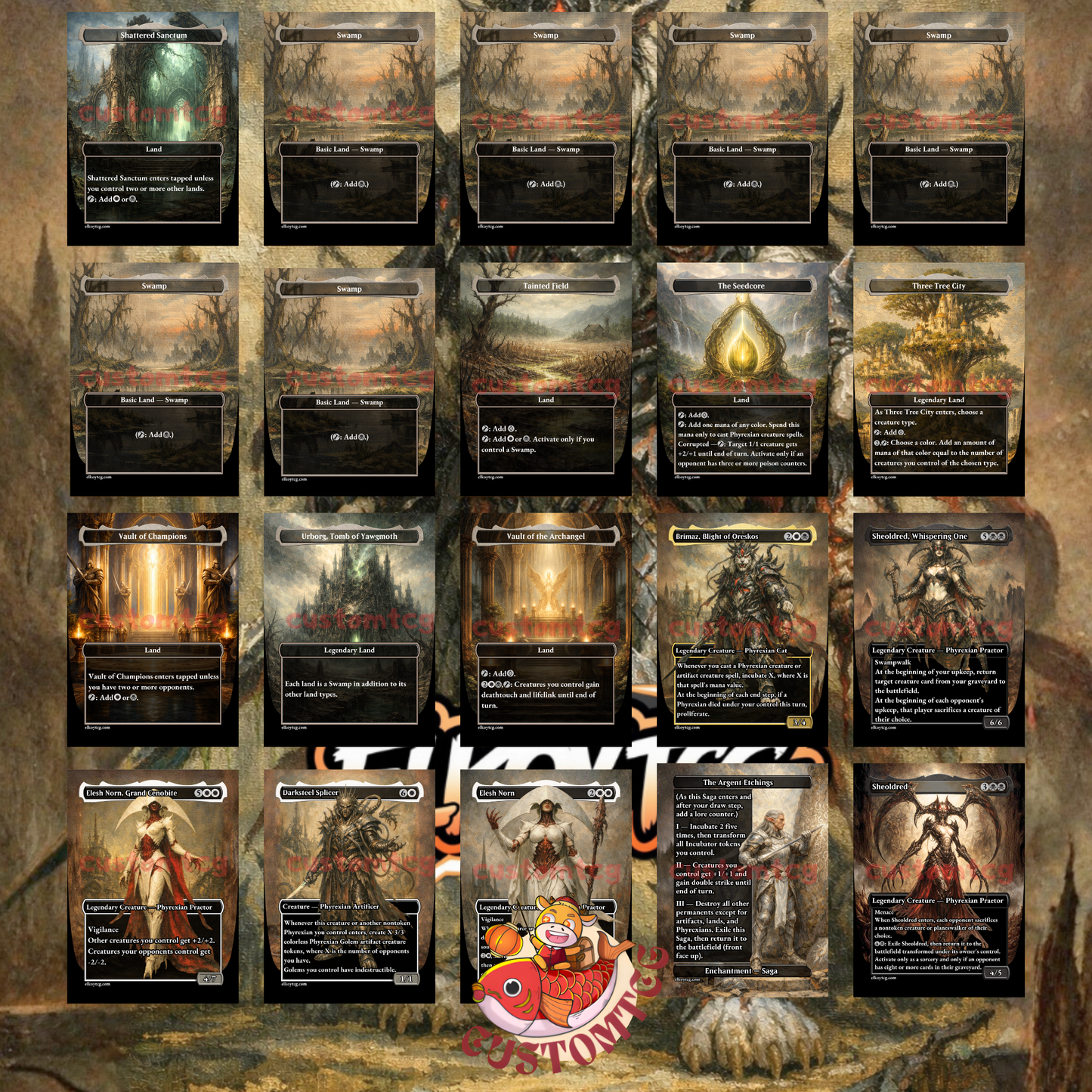 Brimaz, Blight of Oreskos Custom Deck