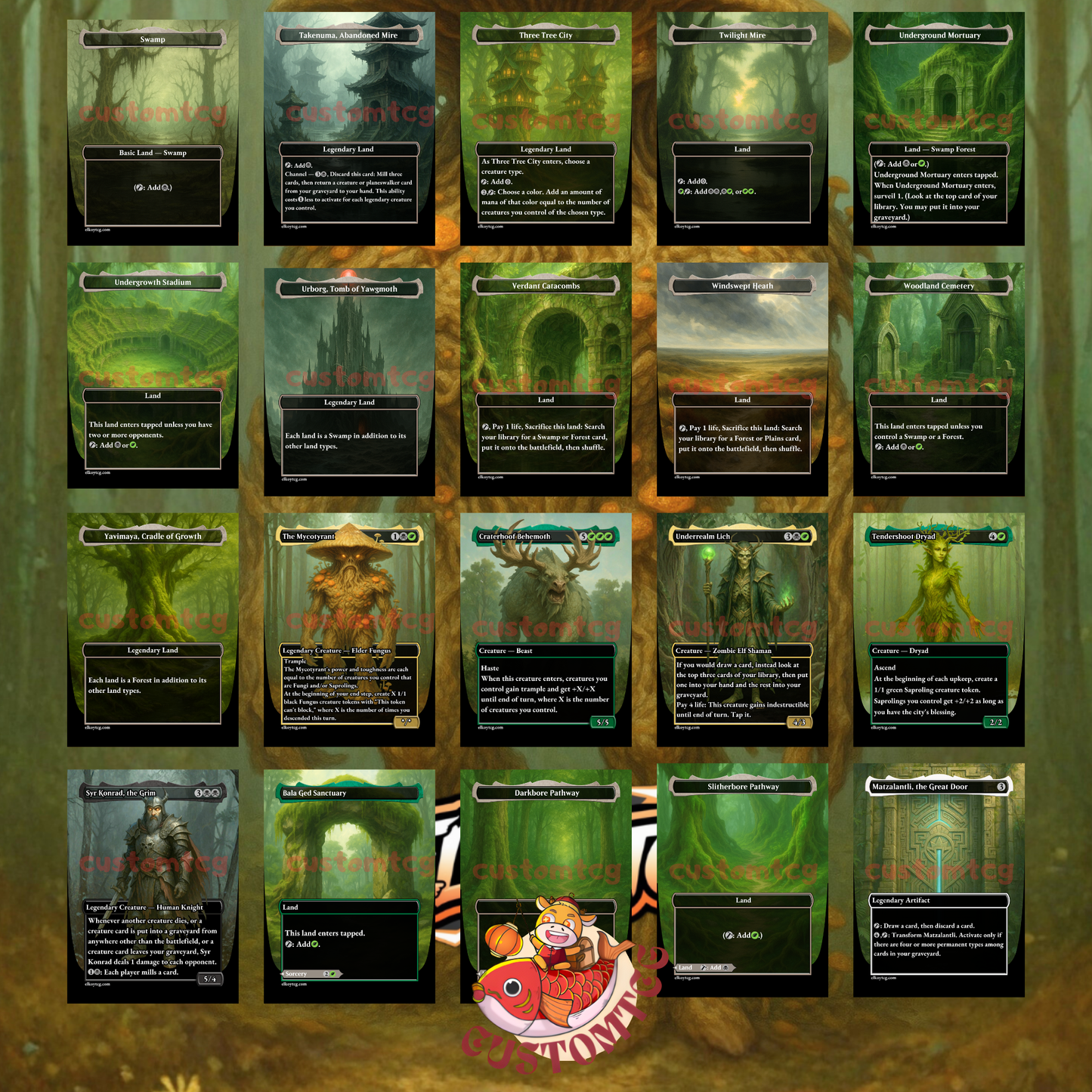 The Mycotyrant Custom Deck