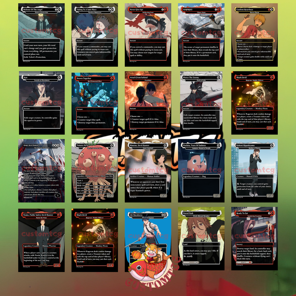 Chainsaw Man Custom Deck