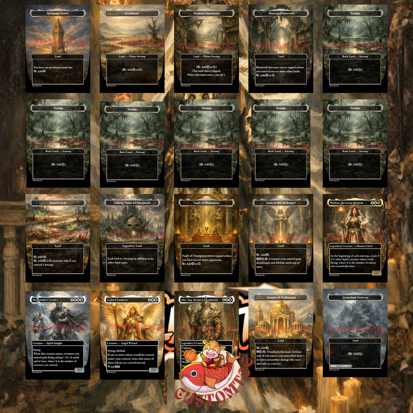 Thalisse, Reverent Medium Custom Deck