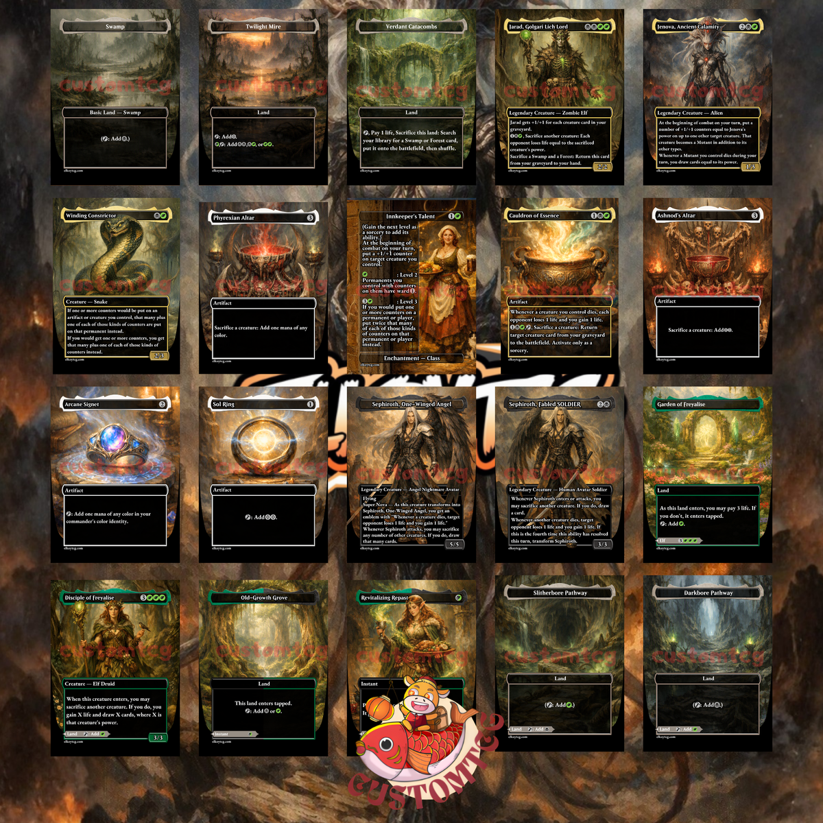 Jenova, Ancient Calamity Custom Deck