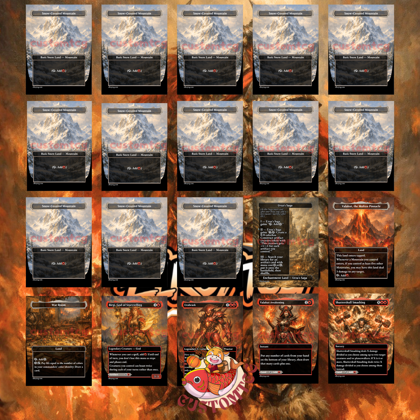 Imodane, the Pyrohammer custom deck