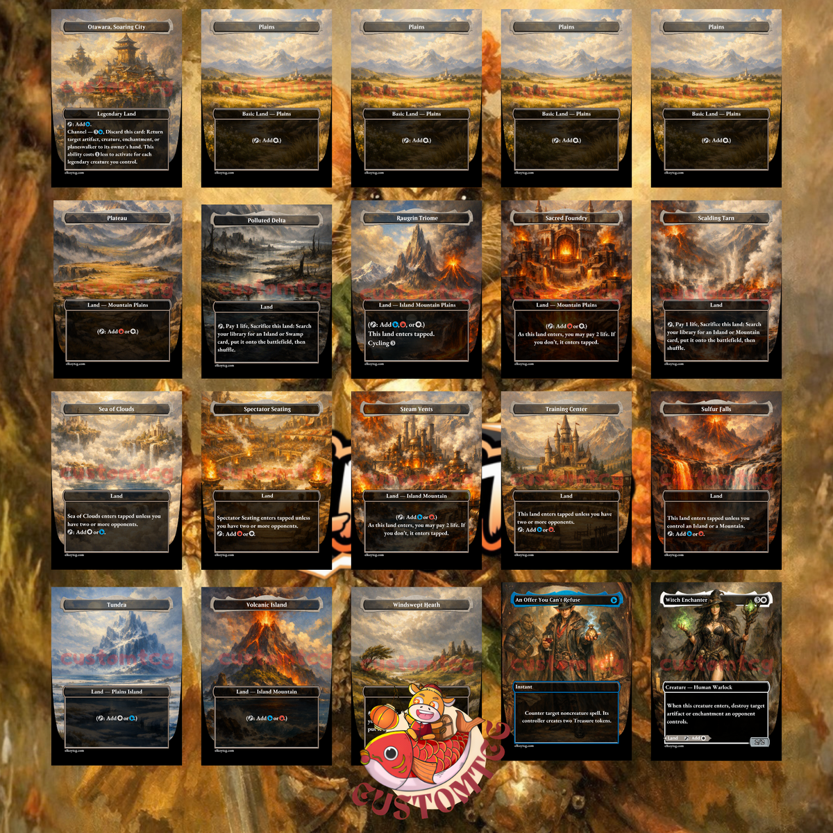 Arthur, Marigold Knight Jeskai Custom Deck