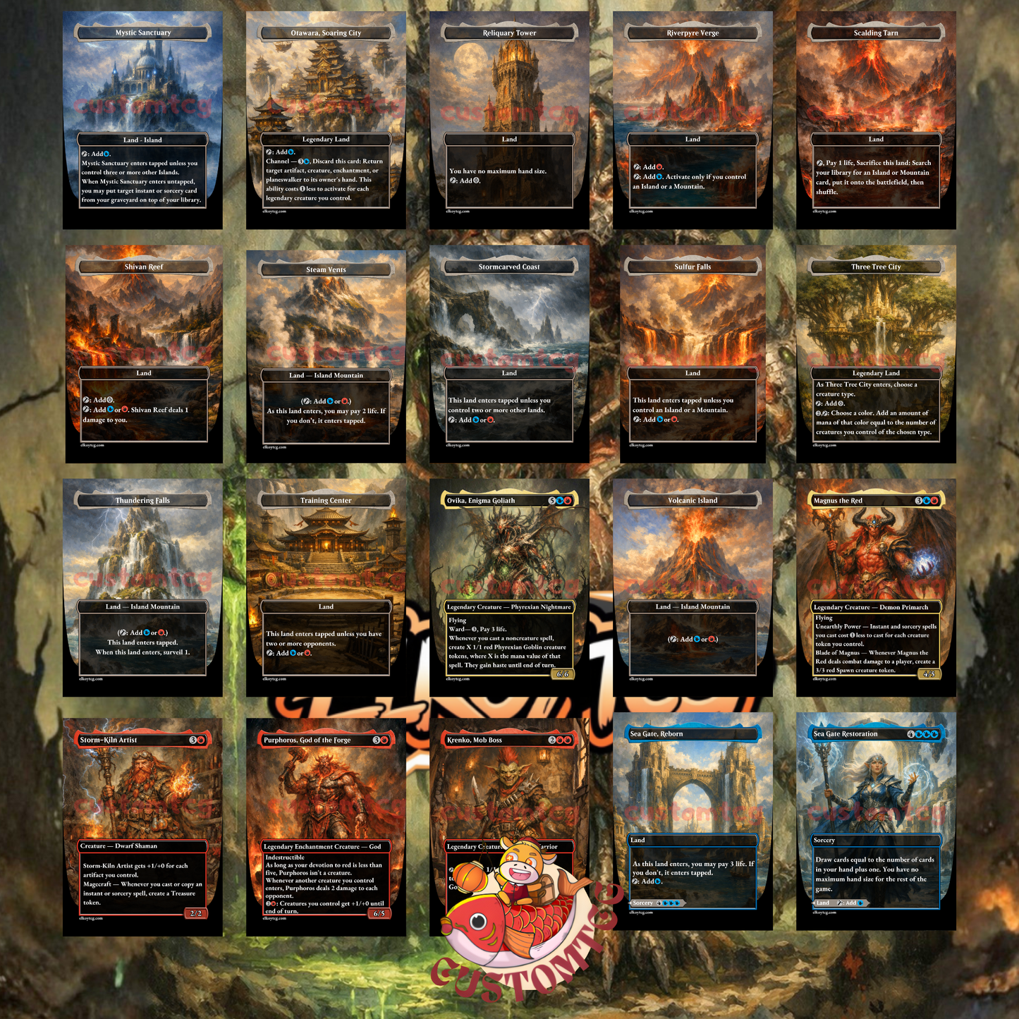 Ovika, Enigma Goliath Custom Deck
