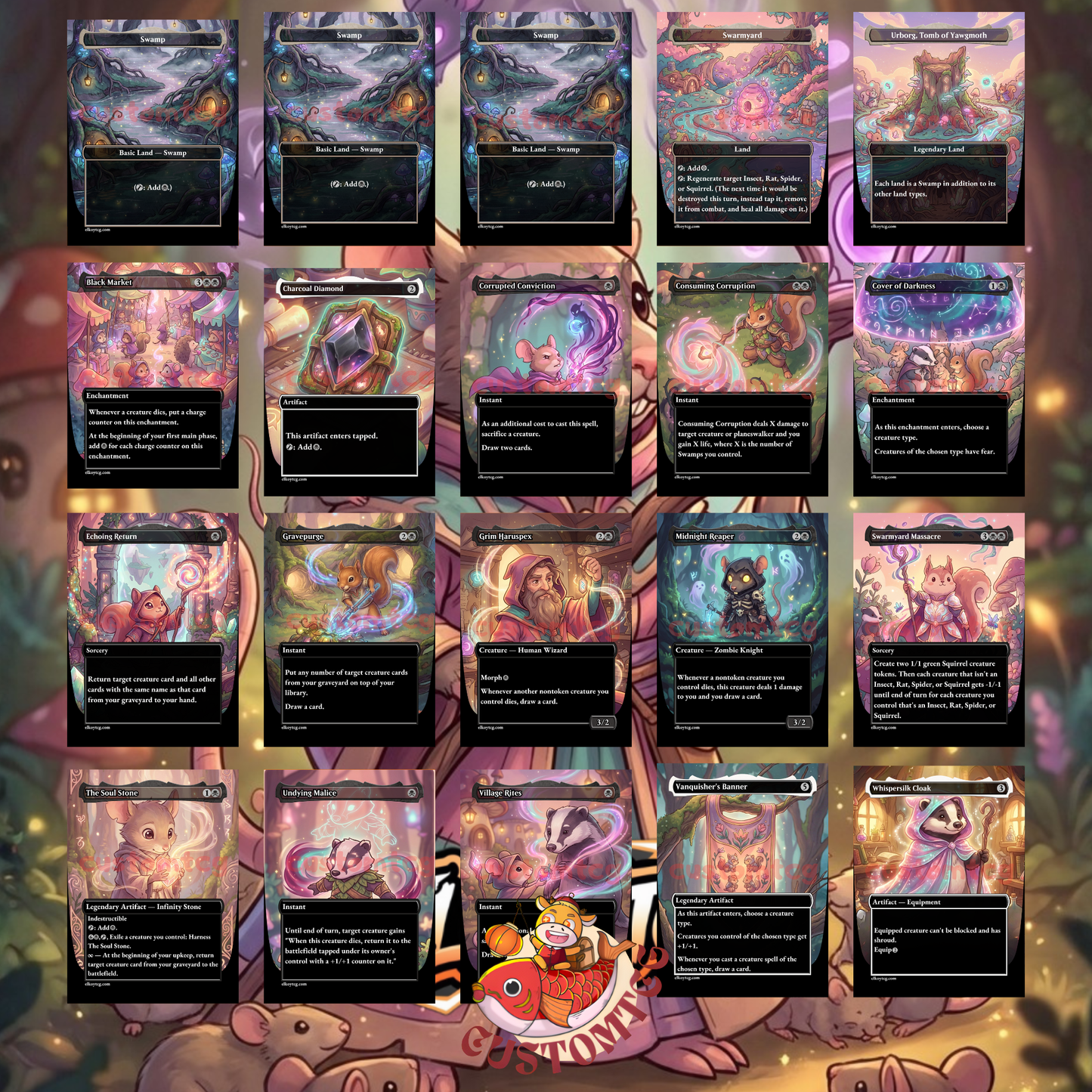 Ashcoat of the Shadow Swarm Custom Deck