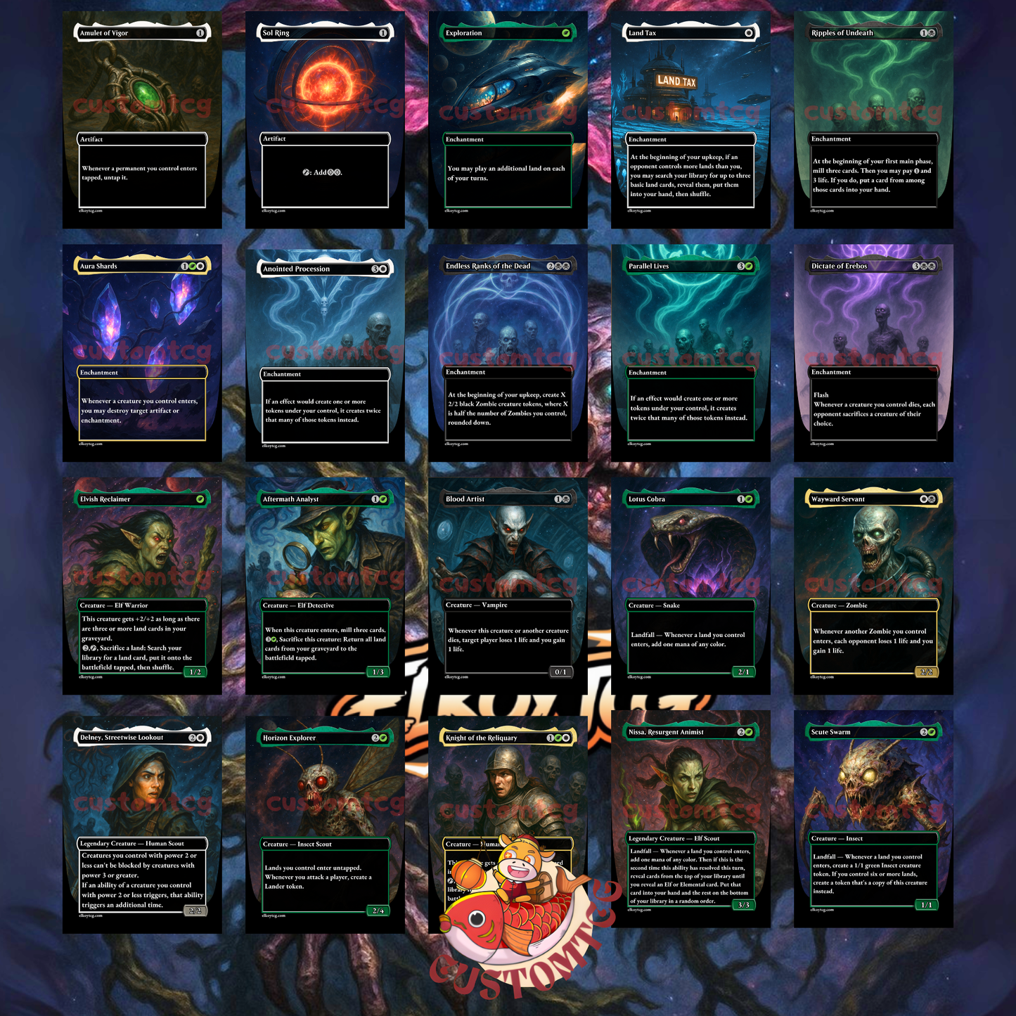 🌌 Space: The Necrobloom – Custom Commander Deck
