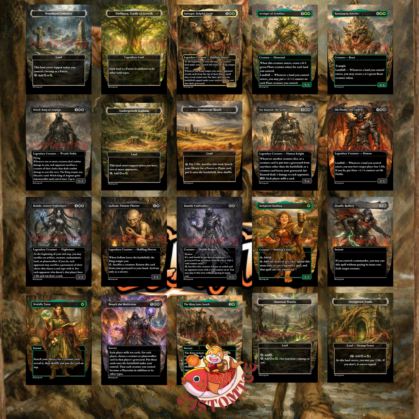 Sméagol, Helpful Guide Custom Deck
