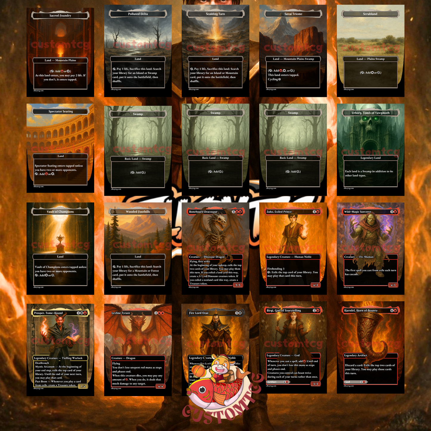 Fire Lord Zuko Custom Deck