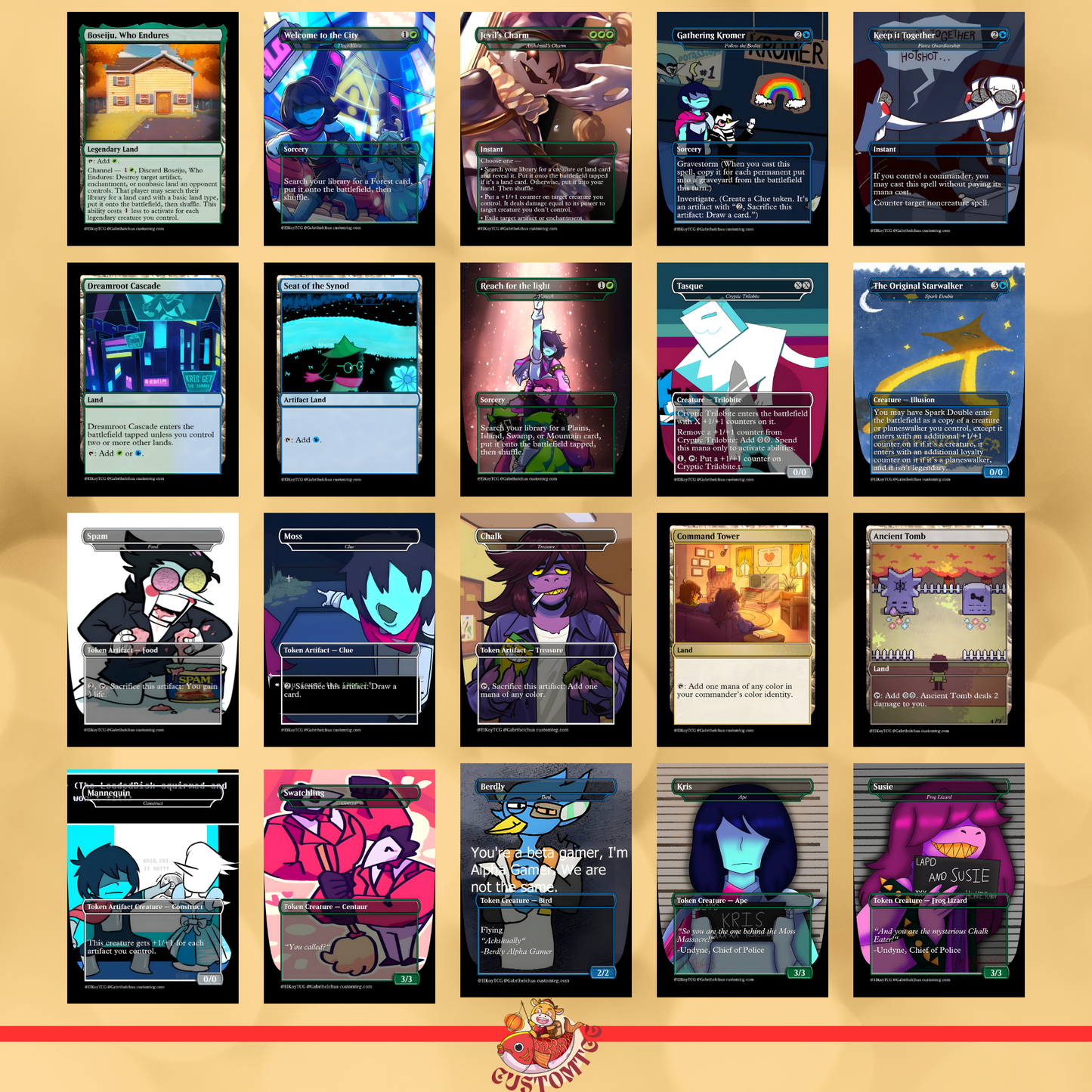 Deltarune Custom Deck