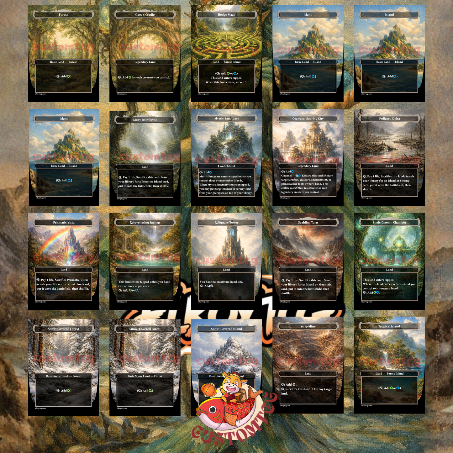 Tatyova, Benthic Druid Custom Deck