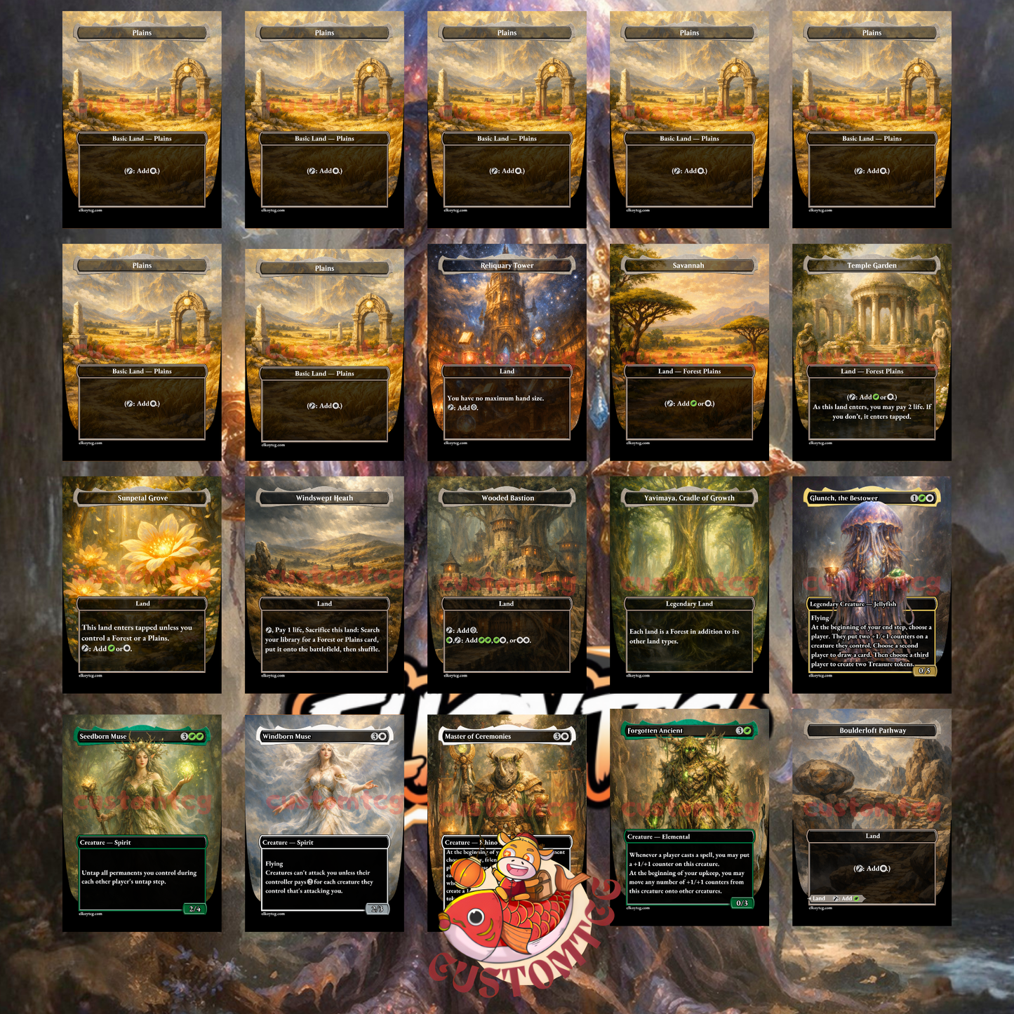 Gluntch, the Bestower Custom Deck