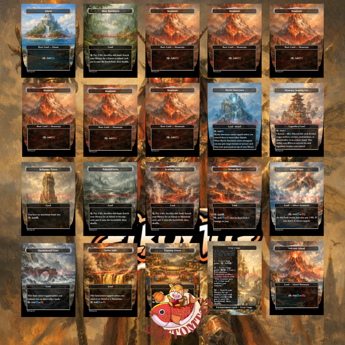 The Locust God V2 Custom Deck
