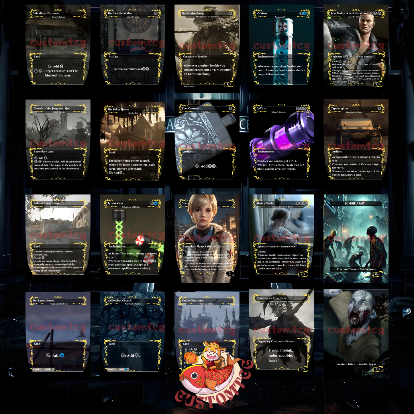 RESIDENT EVIL Custom Deck