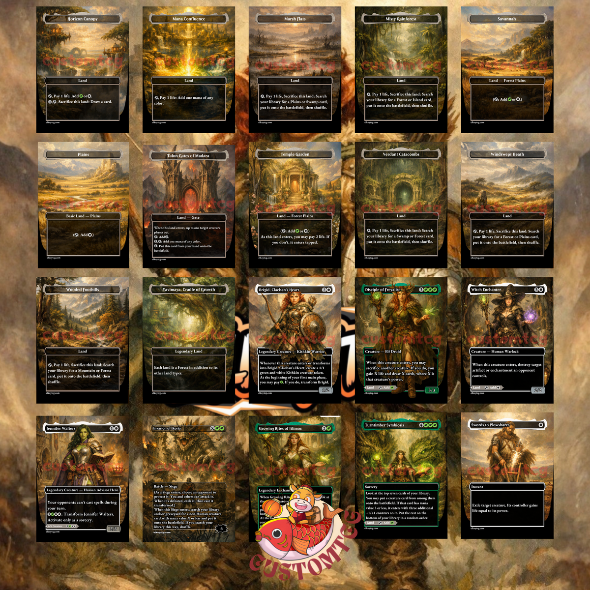 Brigid, Clachan's Heart — Selesnya Creature Toolbox Custom Deck