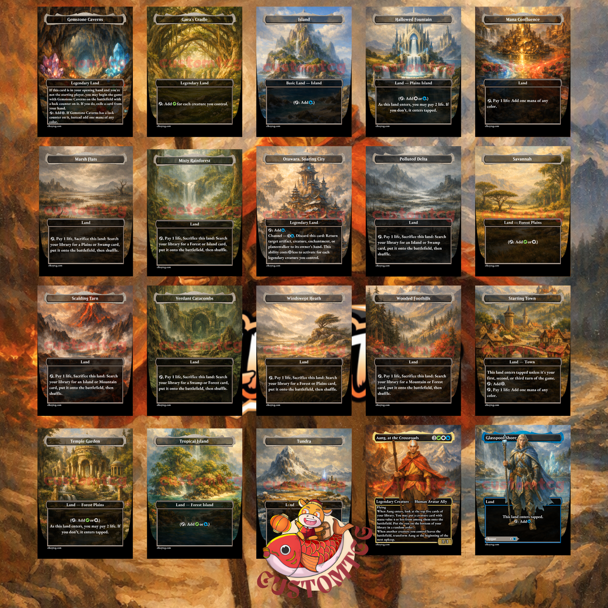Aang, at the Crossroads — Bant Clone Custom Deck