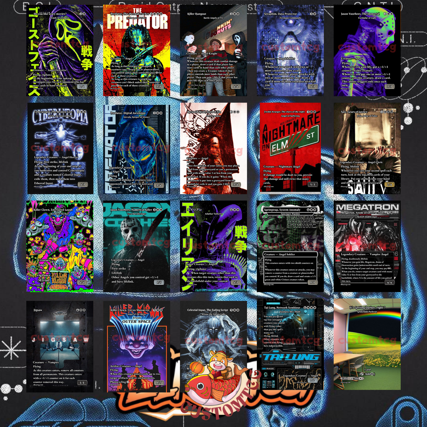 Cyber-Goth Shilgengar Deck — DROP 3.0 - Limited to only 30 units