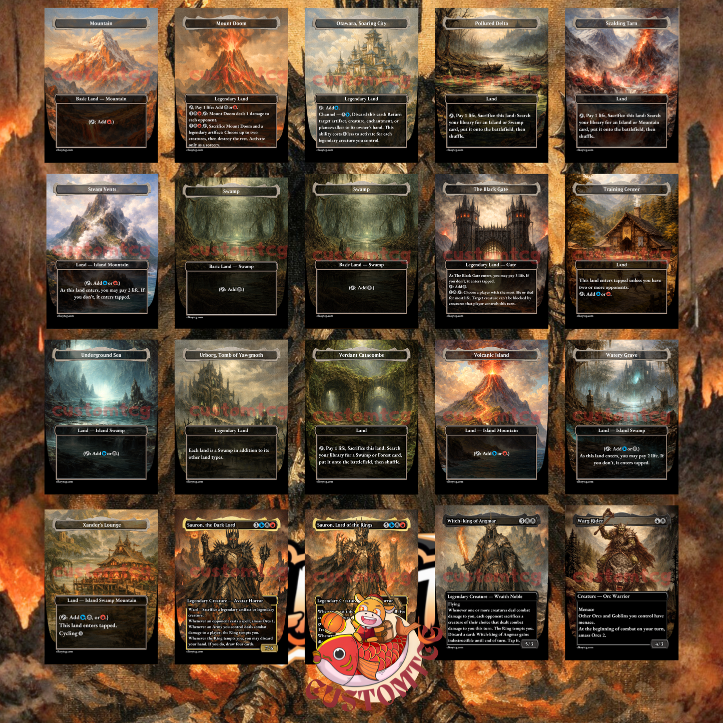 Sauron, the Dark Lord Custom Deck