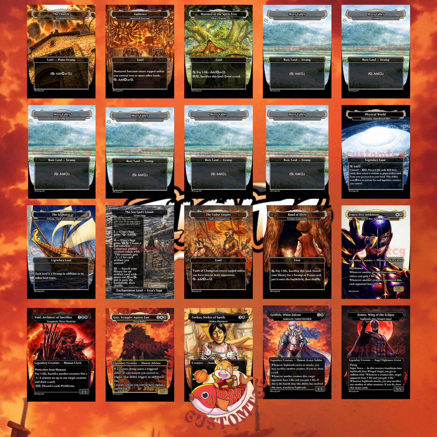 Berserk V4 Custom Deck – Manga Colored Style