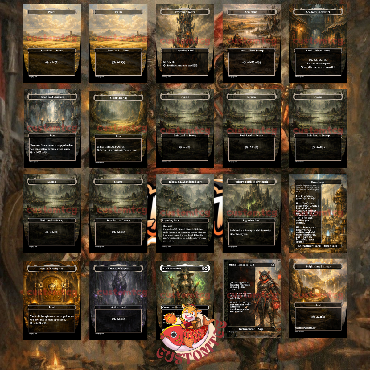 Greasefang, Okiba Boss Custom Deck