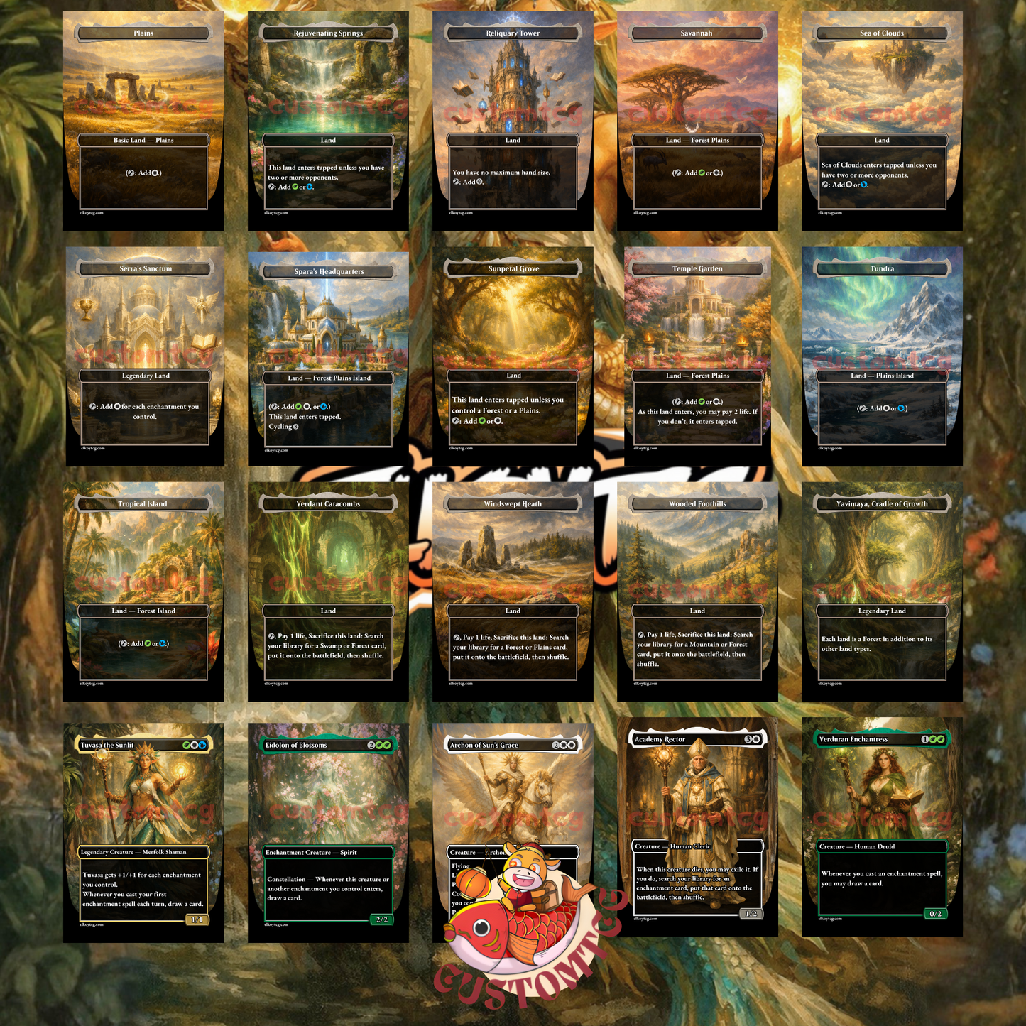 Tuvasa the Sunlit Custom Deck