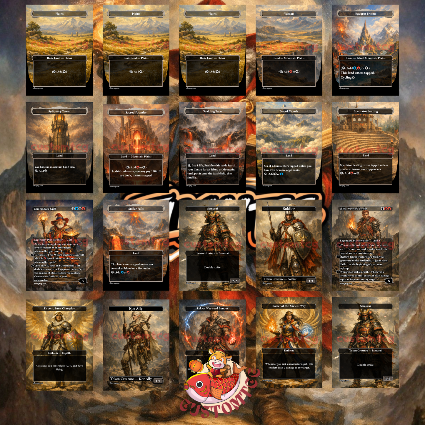 Commodore Guff Custom Deck