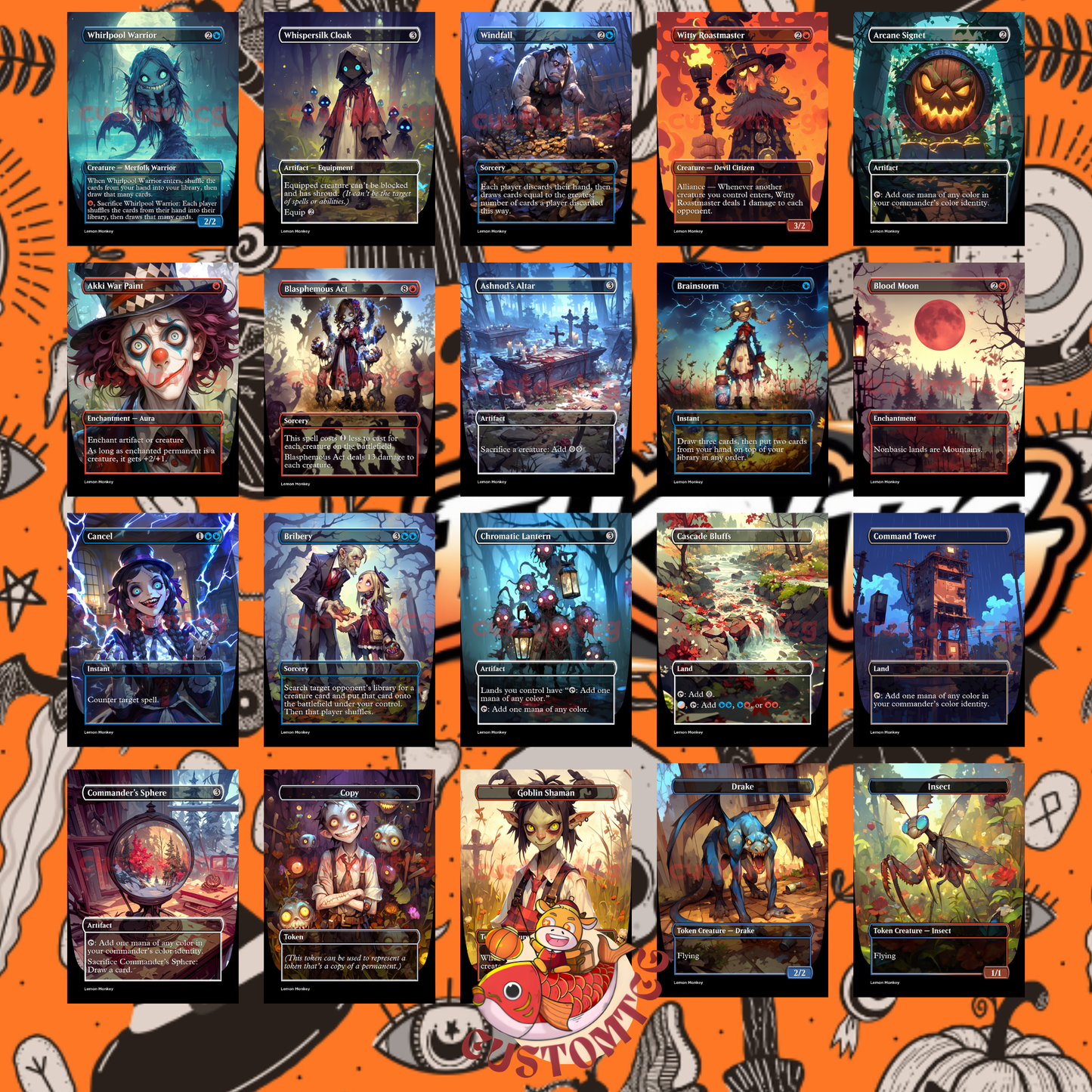 Locust Custom Halloween Deck