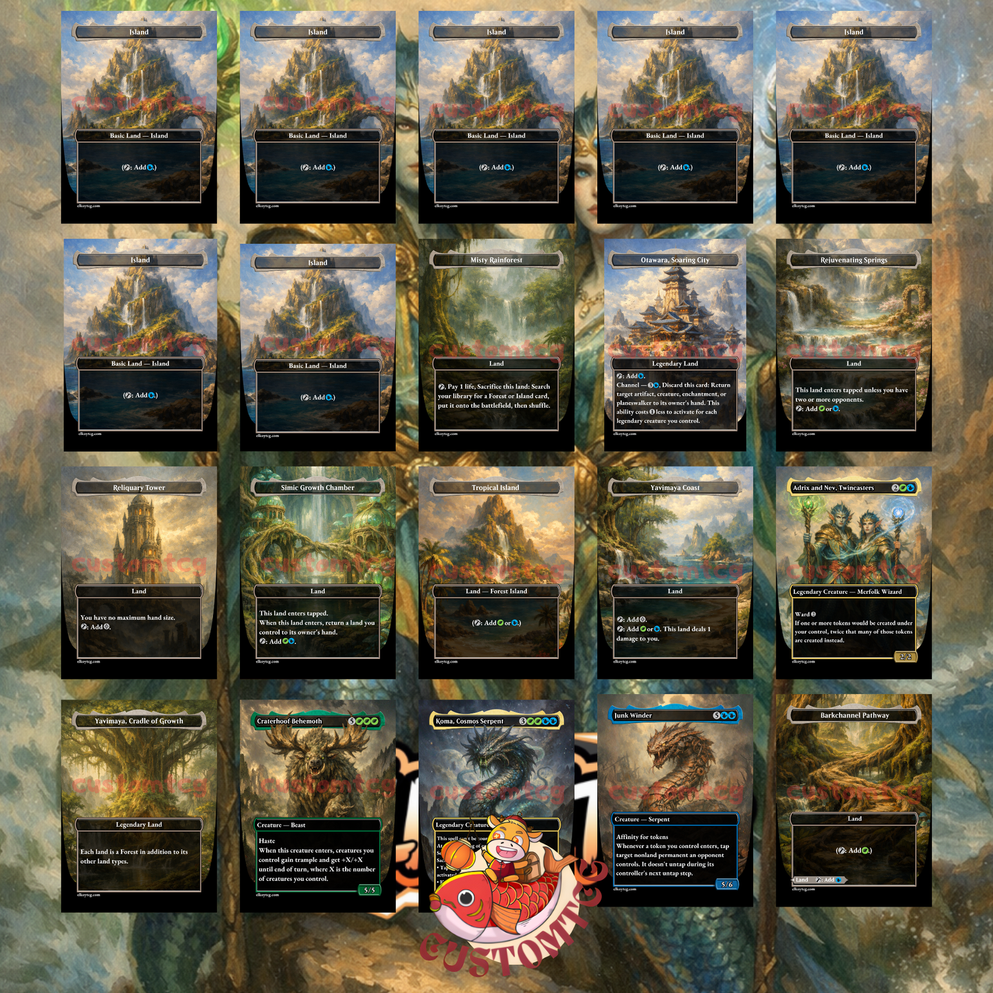 Adrix and Nev, Twincasters Custom Deck