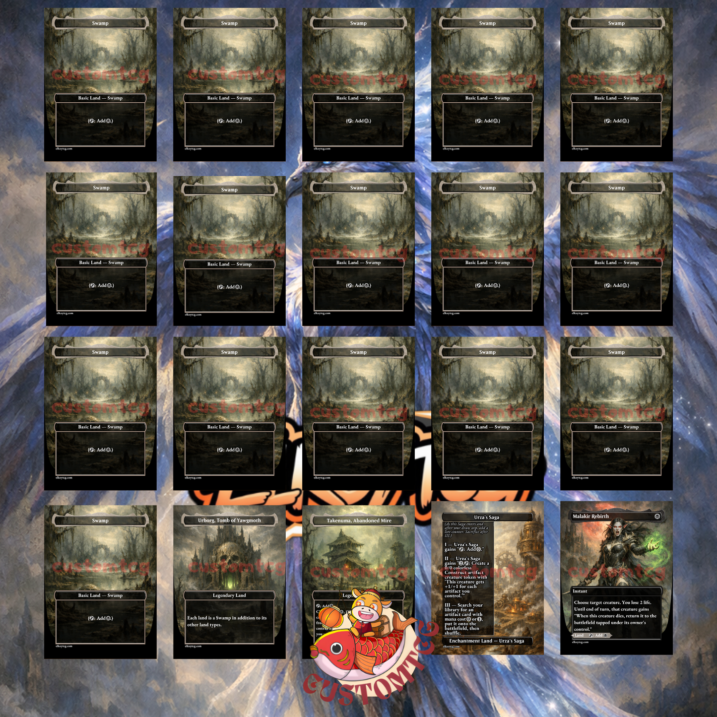Maha, Its Feathers Night custom deck