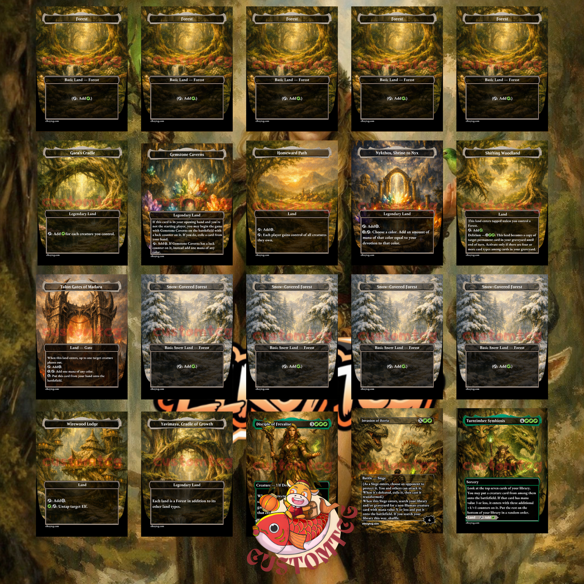 Selvala, Heart of the Wilds Custom Deck