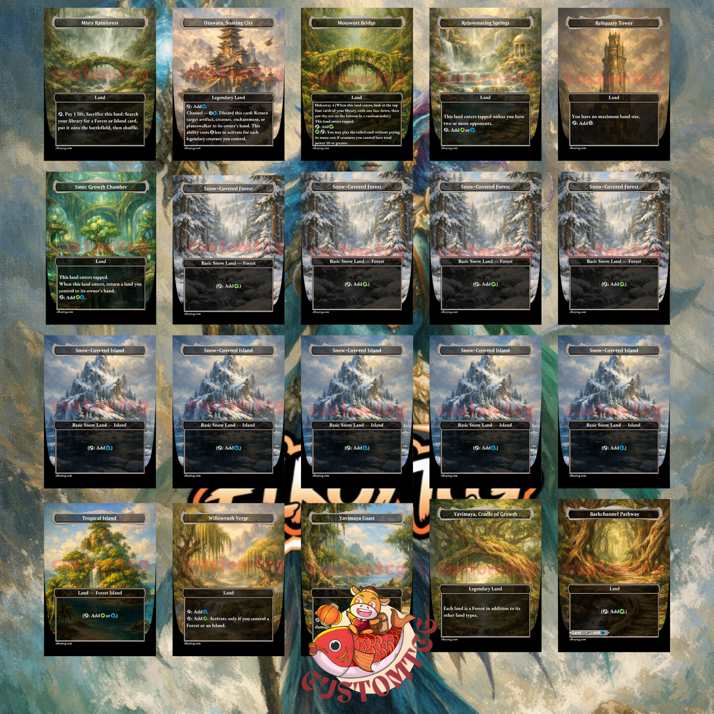 Kiora, Sovereign of the Deep Custom Deck