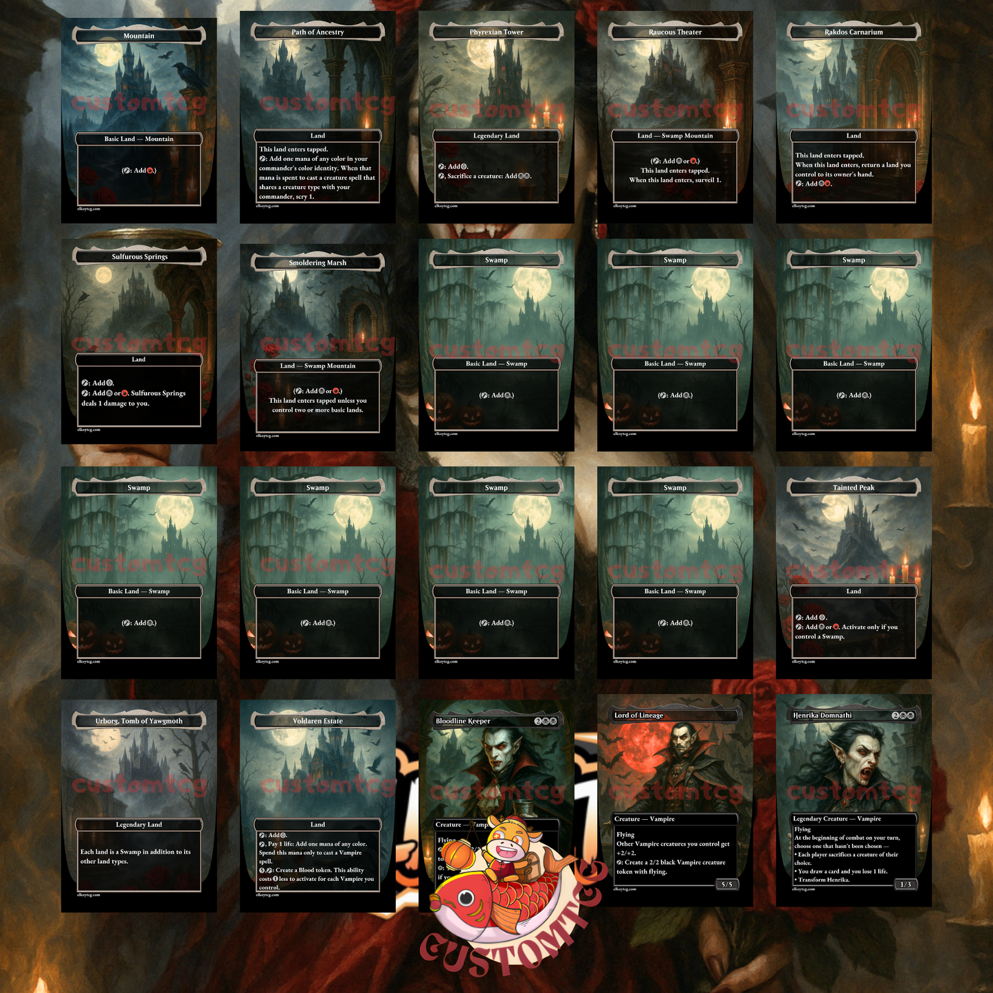 Olivia, Crimson Bride – Custom Deck (100 Cards + Tokens)