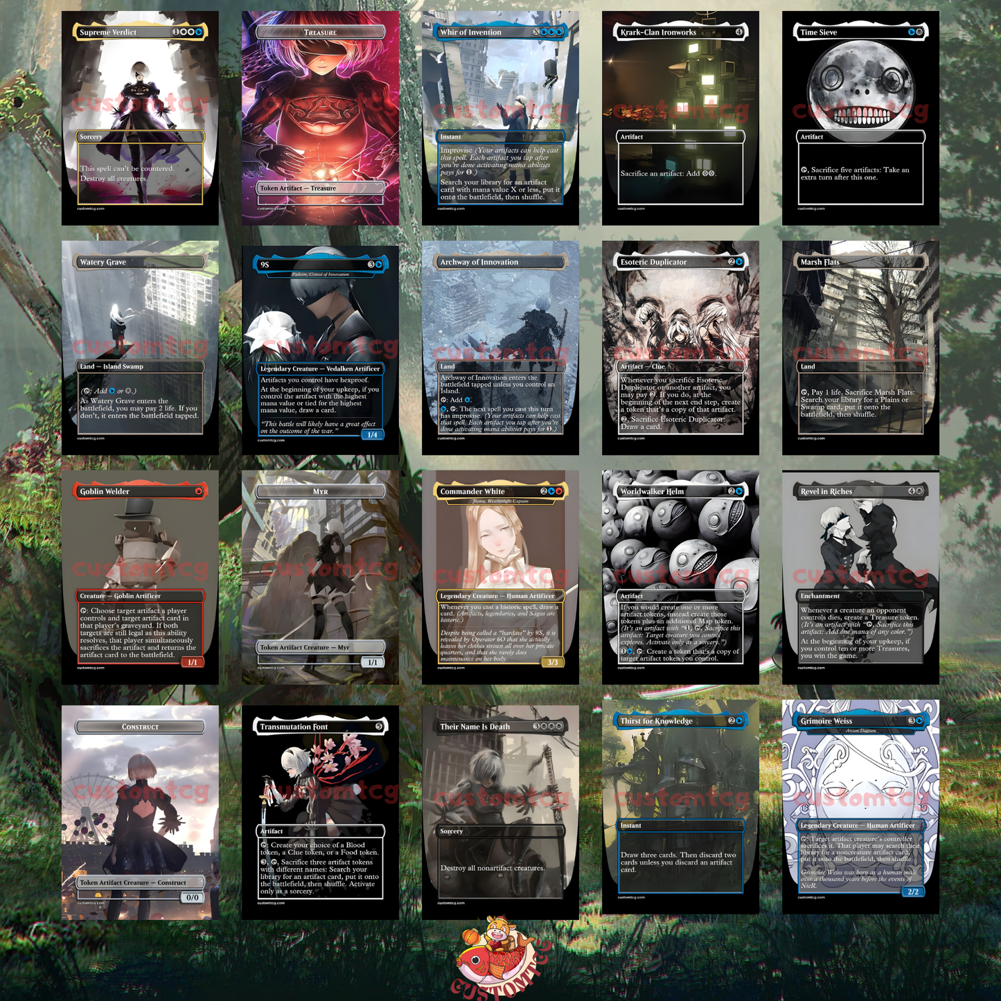Nier:Automata Custom Deck