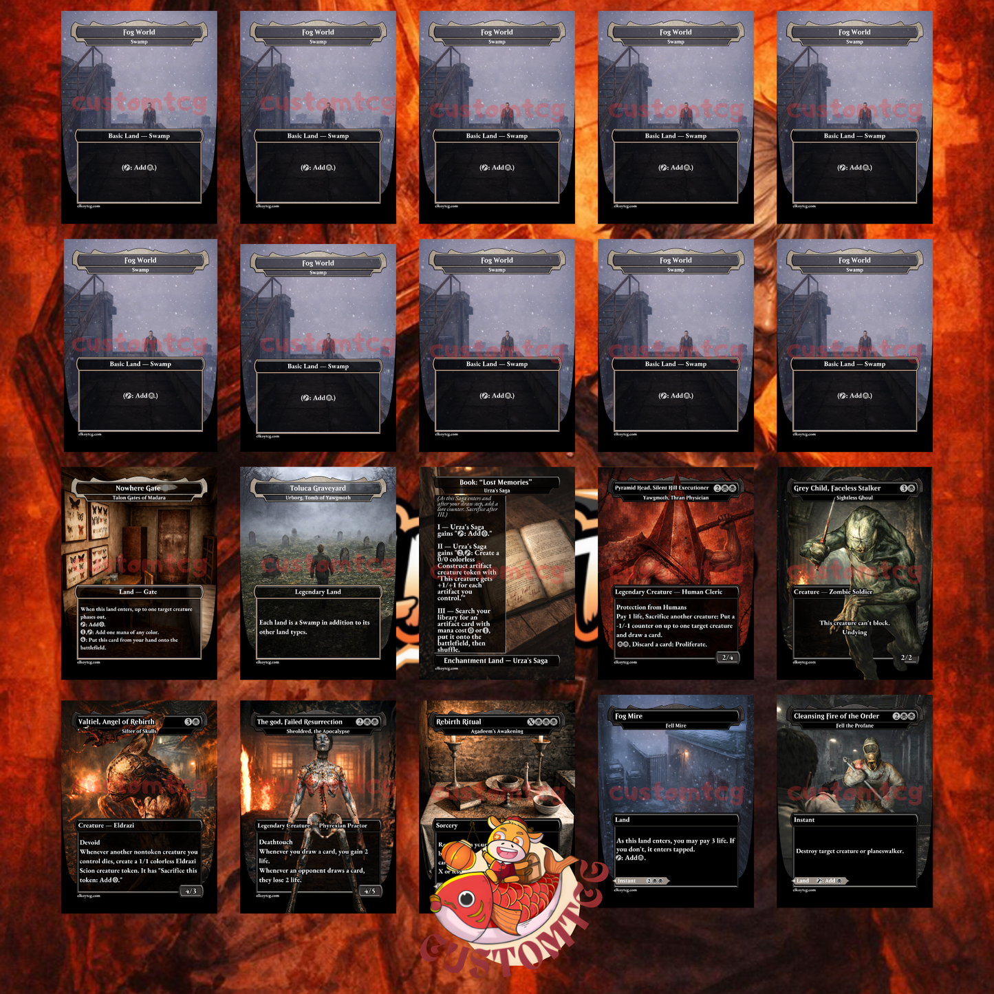 Silent Hill Custom Deck (100 Cards + Tokens)