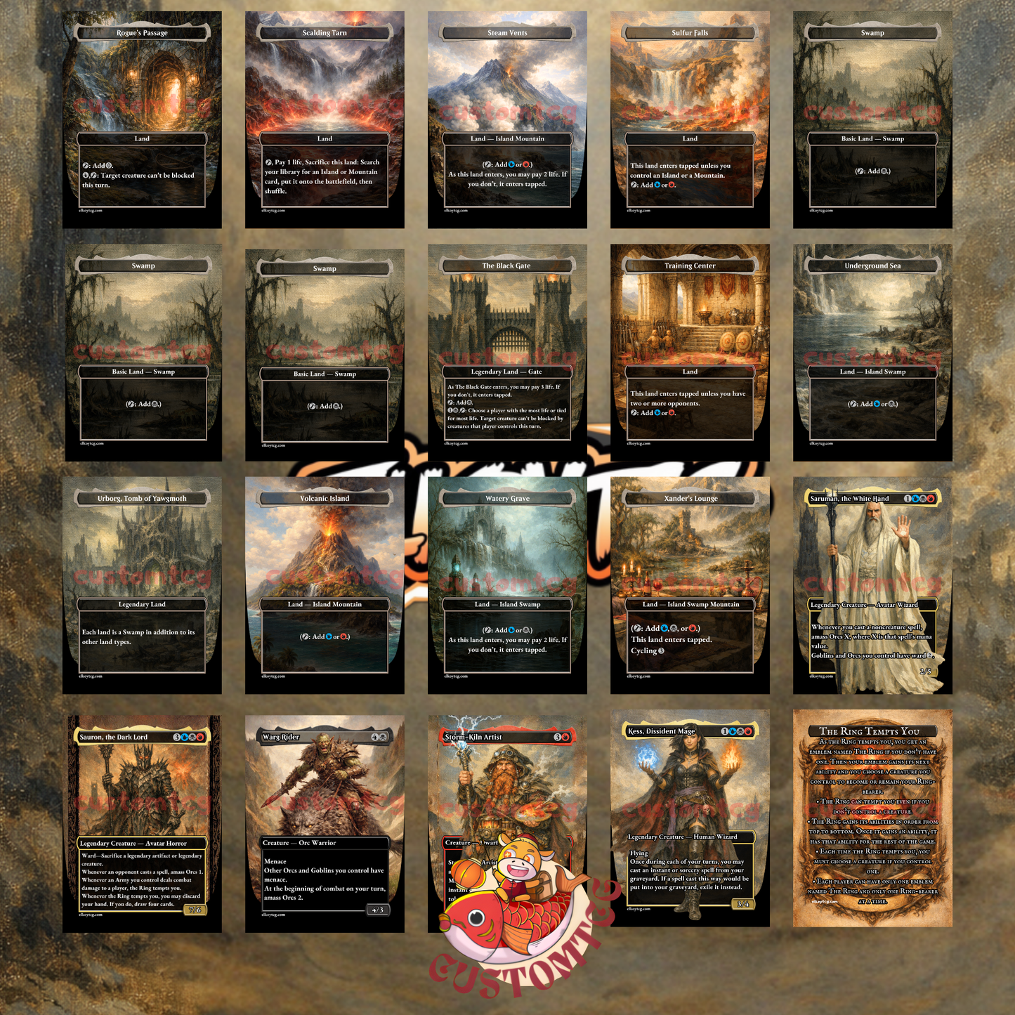 Saruman, the White Hand Custom Deck