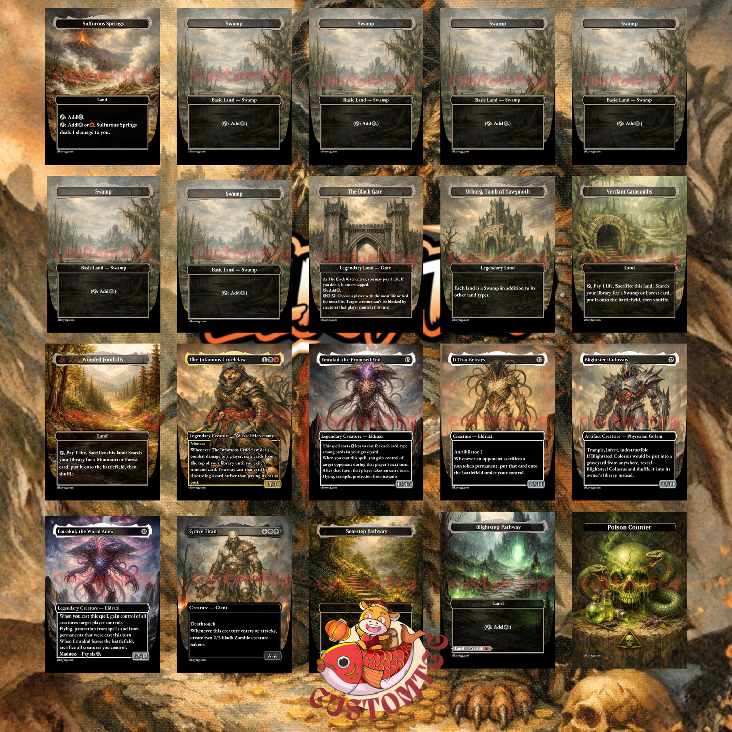 The Infamous Cruelclaw Custom Deck