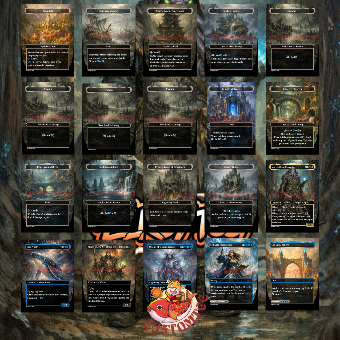Marvo, Deep Operative Custom Deck