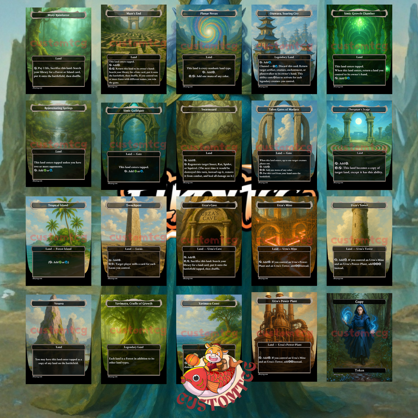 Omo, Queen of Vesuva – Custom Deck