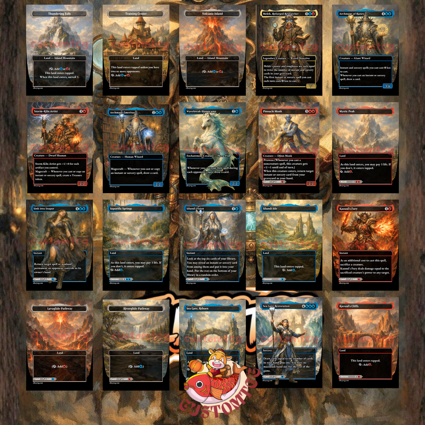Melek, Reforged Researcher Custom Deck
