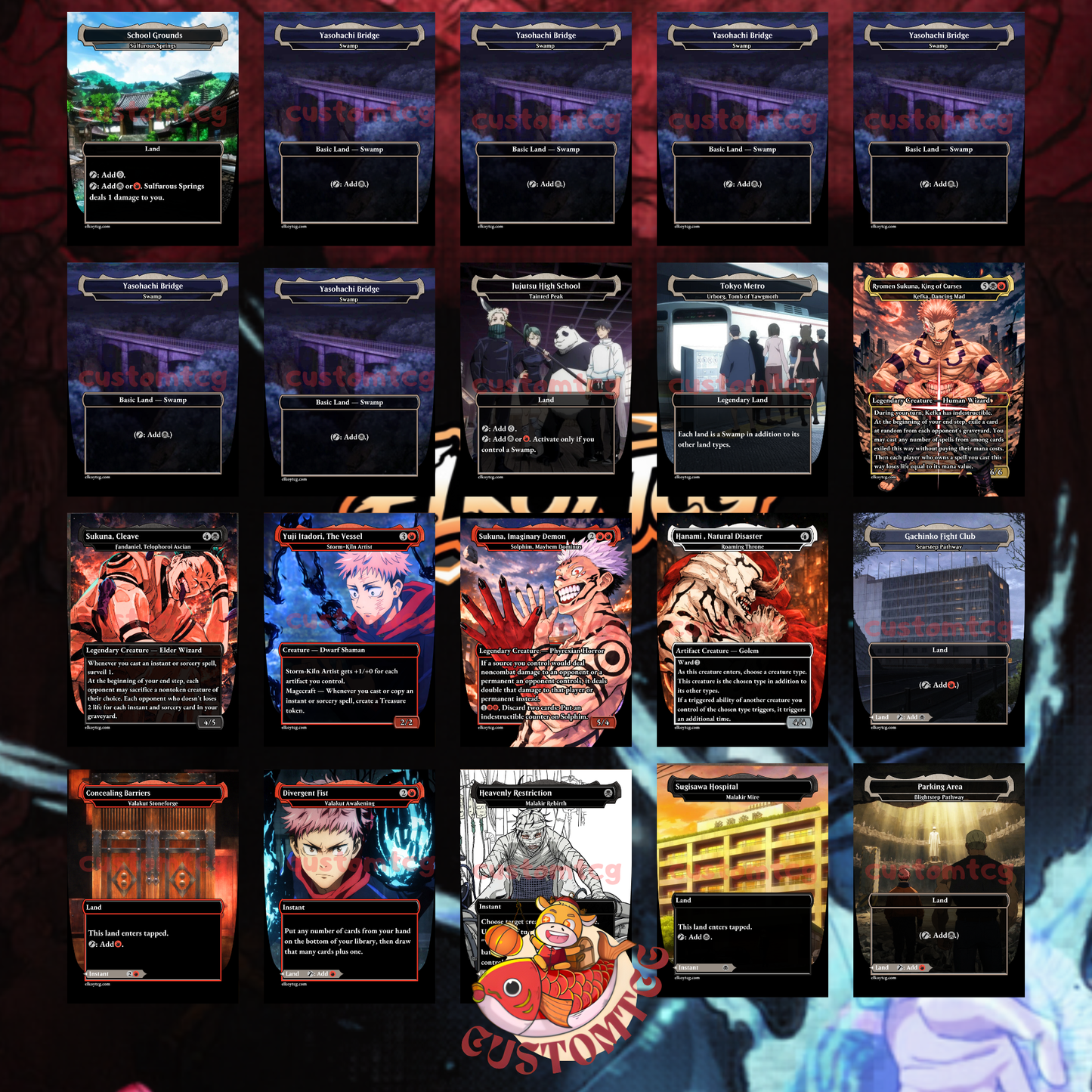 Jujutsu Kaisen Custom Deck