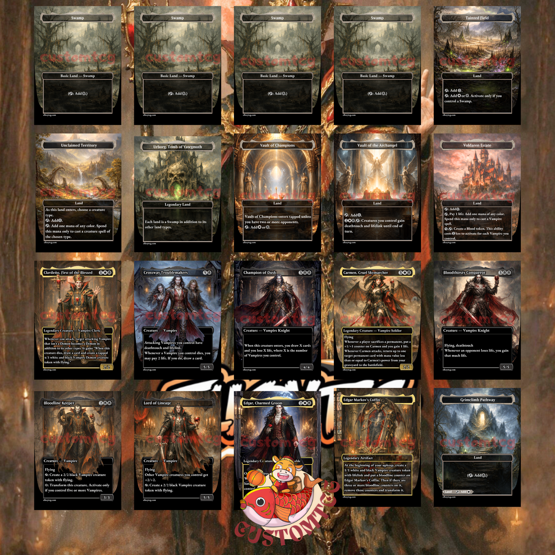mtg clavileno commander deck Clavileño, First of the Blessed — Custom Deck ✨🧛