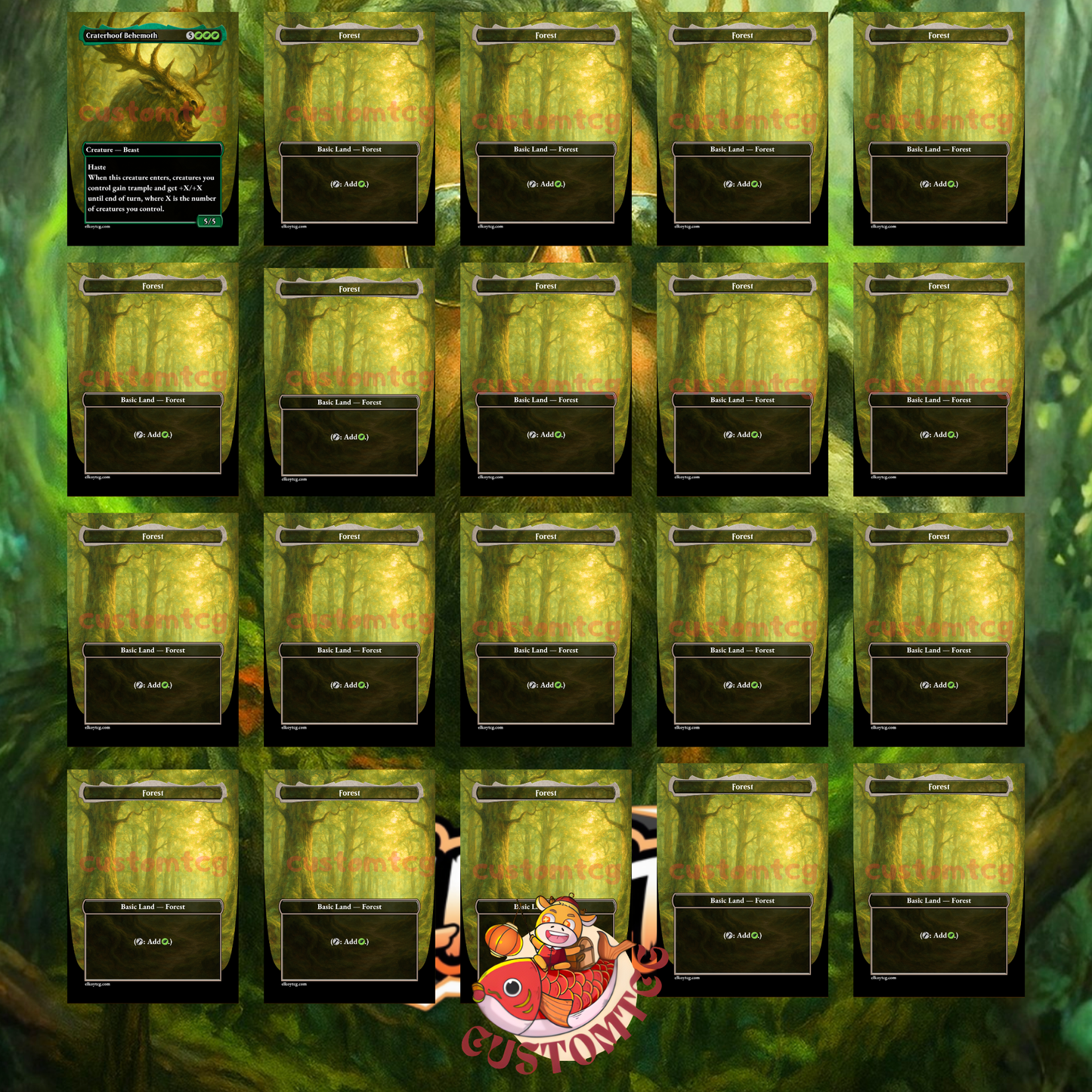 🌿 Greensleeves, Maro-Sorcerer — Custom Deck