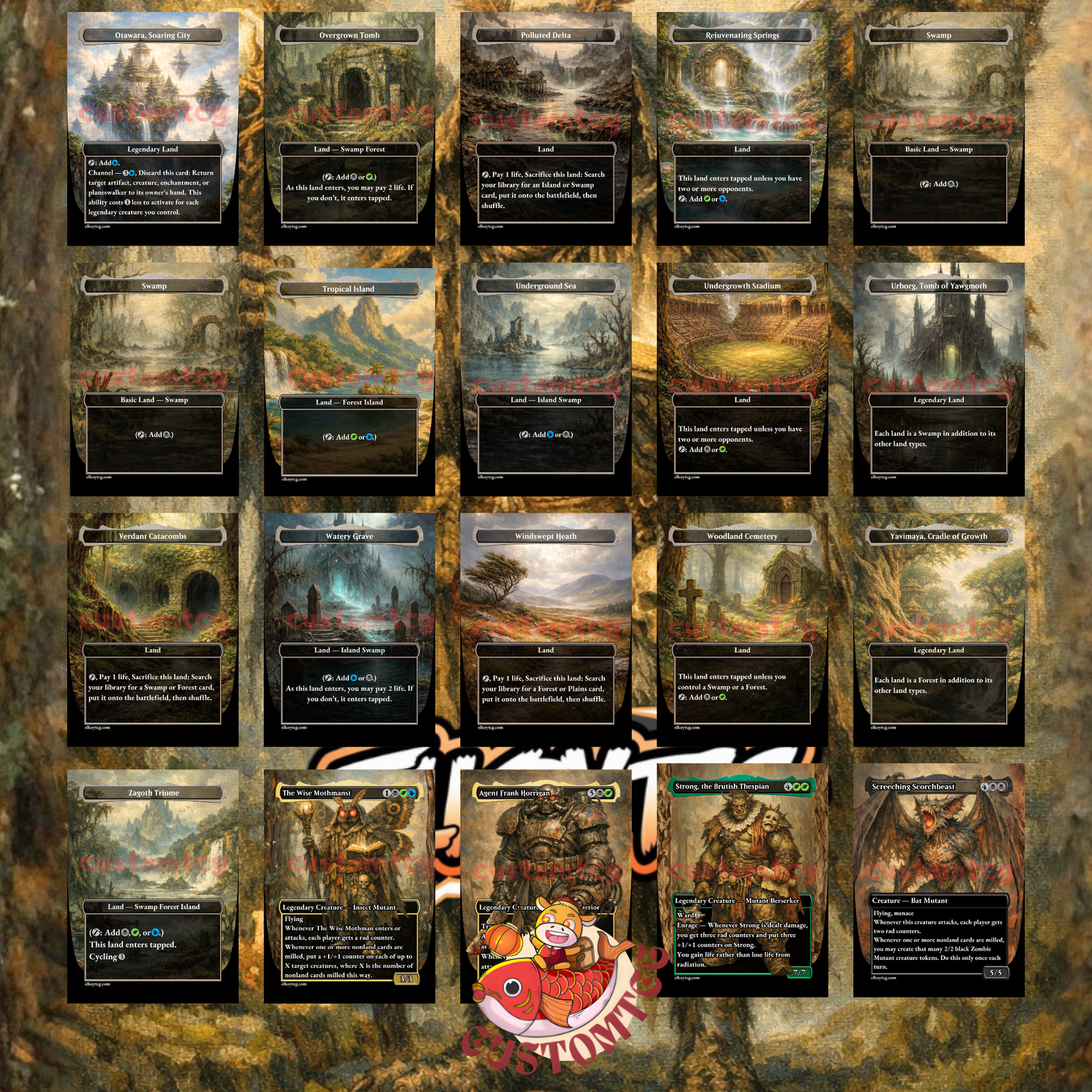 The Wise Mothman V3 Custom Deck