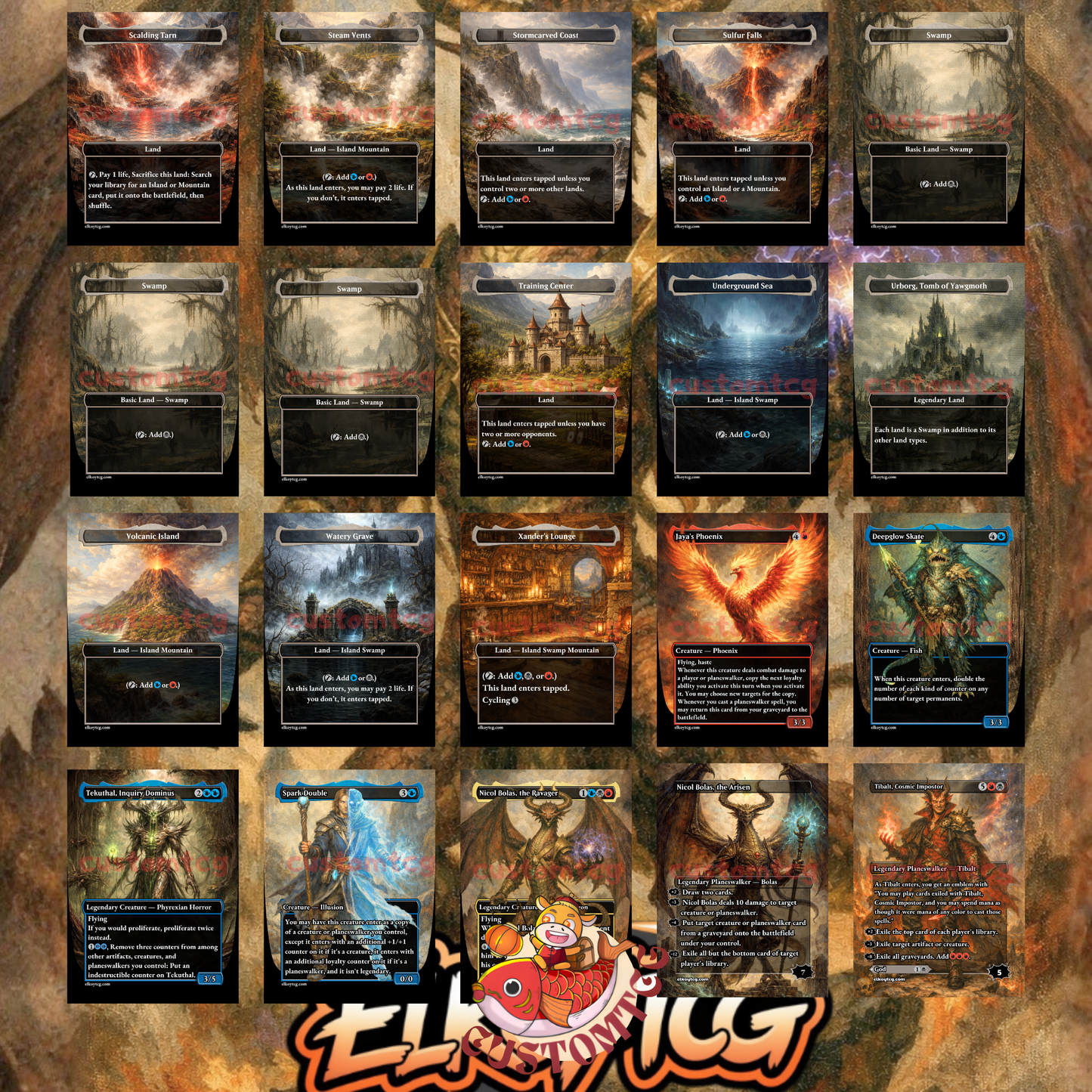 Nicol Bolas, the Ravager Custom Deck