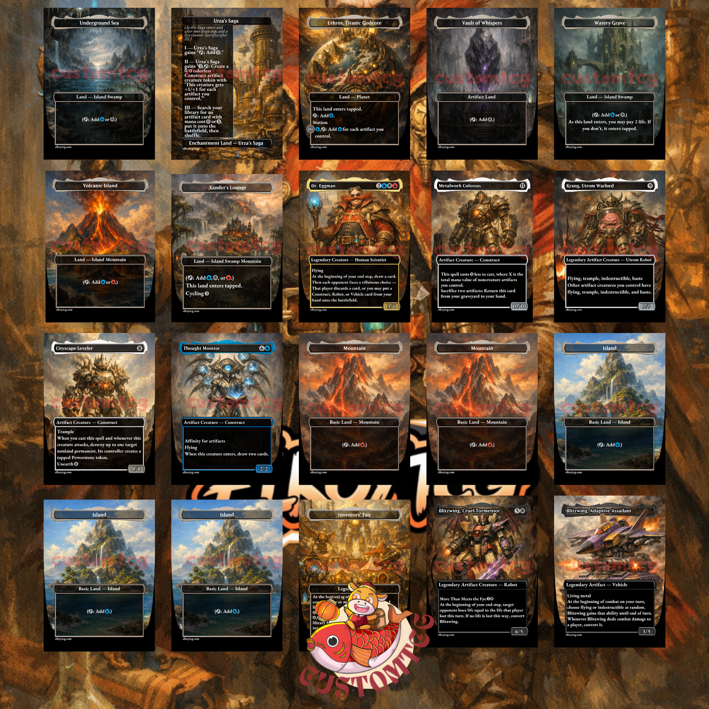 Dr. Eggman Custom Deck