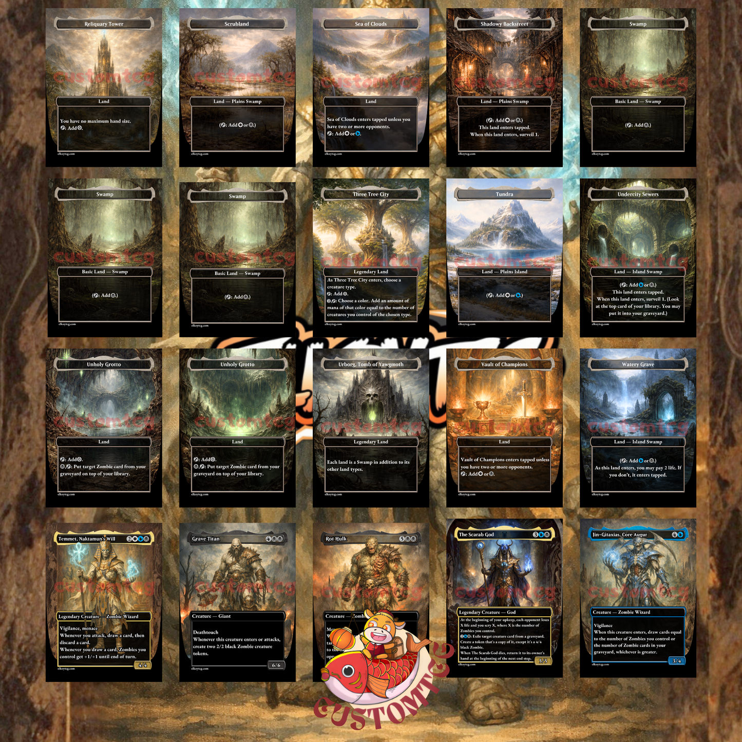 Temmet, Naktamun’s Will – Custom Deck (100 Cards + Bonus Tokens) 🔥