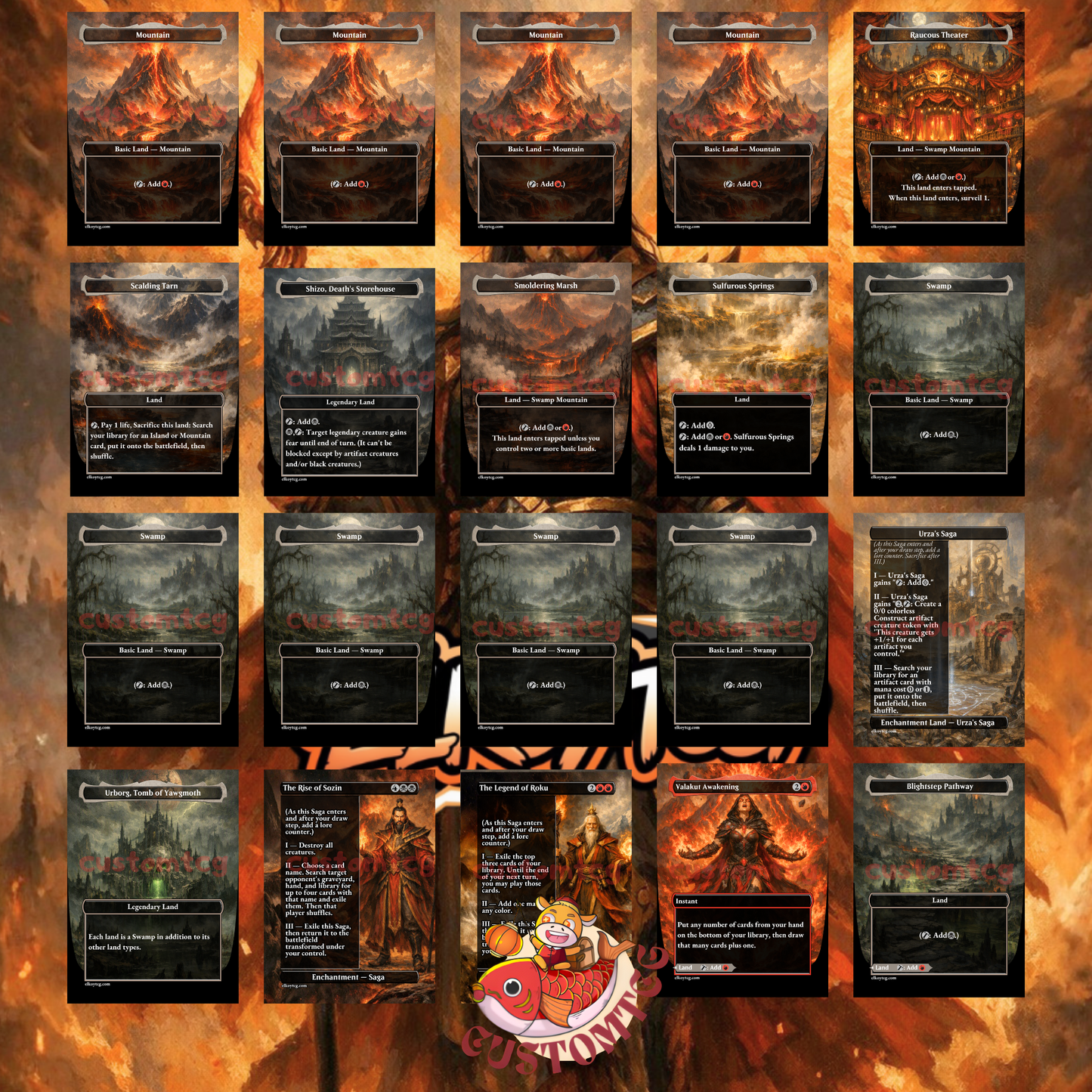 Ozai, the Phoenix King Custom Deck