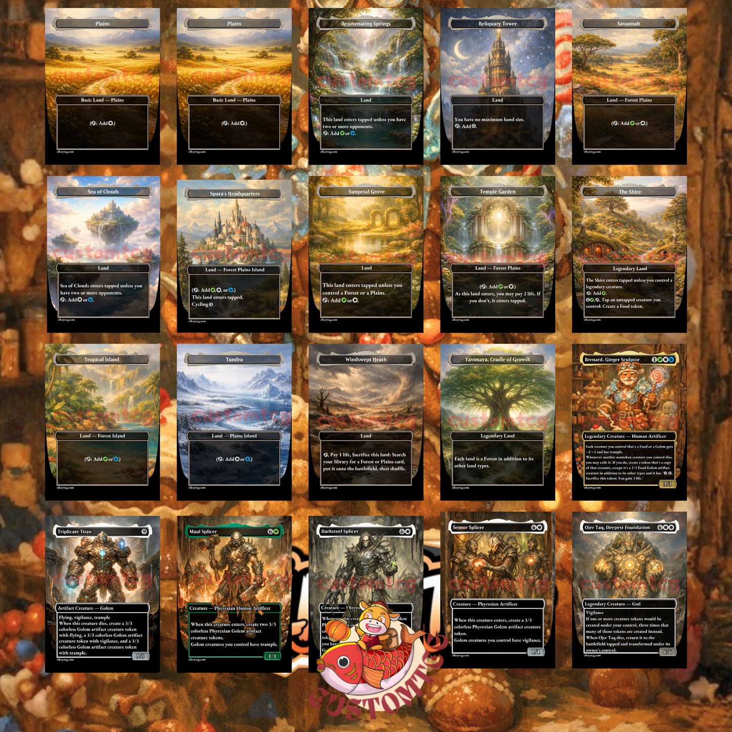 Brenard, Ginger Sculptor V2 Custom Deck