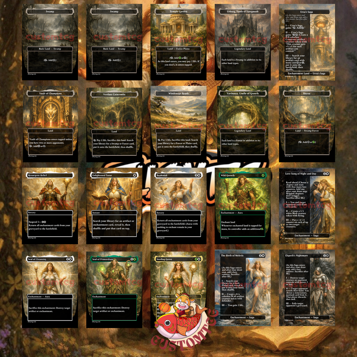 Narci, Fable Singer Custom Deck
